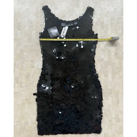 Vintage Anne Klein II Vintage Sequin Cocktail Dress Shrug Set Size SP NWT $700 - Picture 8 of 13